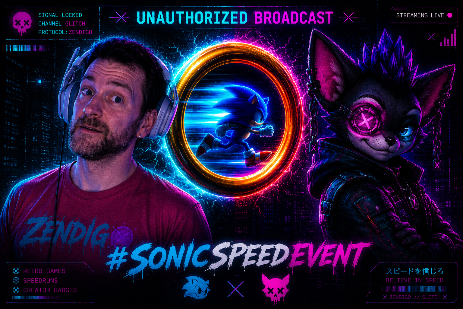 #SonicSpeedEvent Flyer